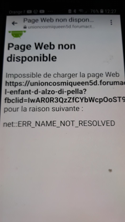 page web non disponible ! Page_w10