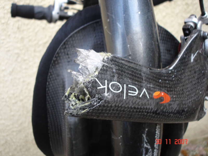 Rupture de trois fourches carbone à disque Velokraft Fourch17