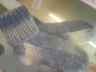 My first pair of finished socks Socks110