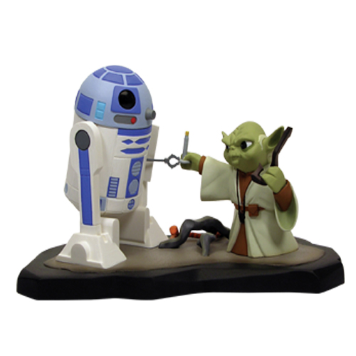 YODA AND R2-D2 MAQUETTE EXCLUSIVE Yodar210