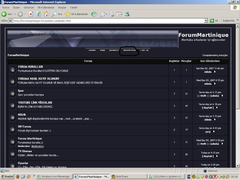 FORUMA KAYIT OLMA VE BEYLER YAZABLME Kay30511