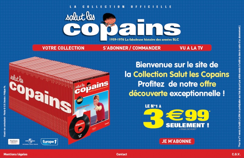 Salut Les Copains, la Collection Officielle.  Accuei10