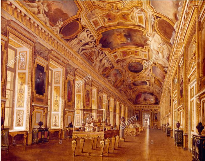 Décor de la Galerie d'Apollon au Louvre 634