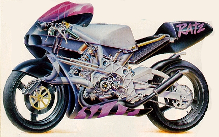 different type de fourche moto Ratz10