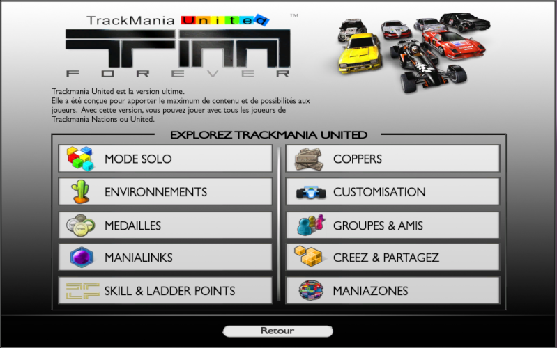 TrackMania Nation Forever et United Tmu110