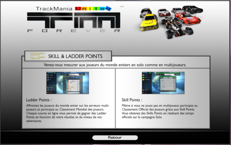 TRACKMANIA Divers Informations Tmu610