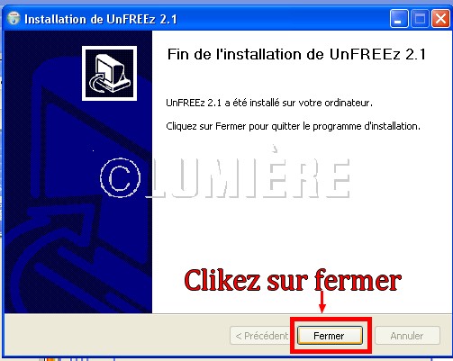 Comment installer UnFreez 1011