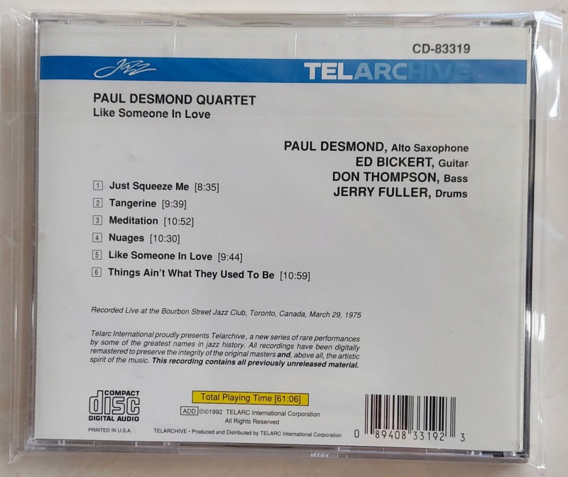 Telarc, Tacet & Proprius CD (SOLD) 20210434