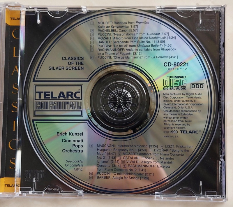 Telarc, Tacet & Proprius CD (SOLD) 20210438