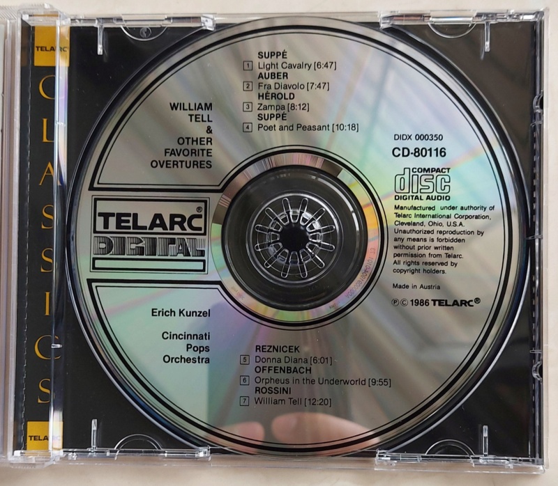 Telarc, Tacet & Proprius CD (SOLD) 20210440