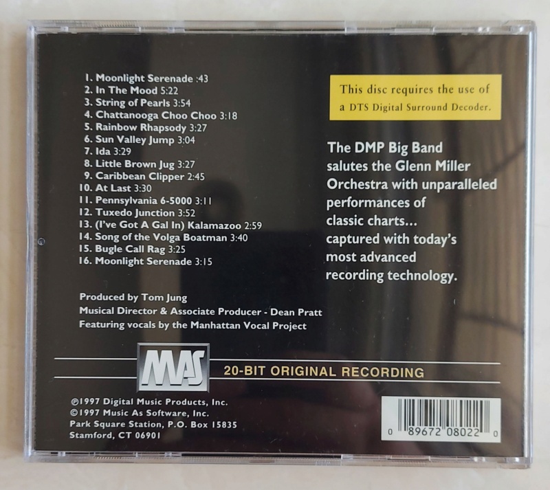 DMP Big Band ~ Glenn Miller Project (dts 5.1 ch) 20210512