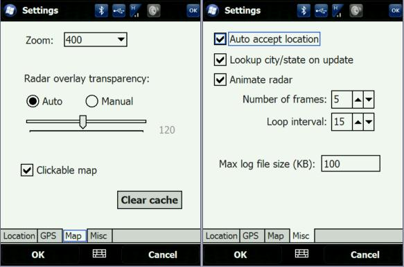 [SOFT] GPS ENABLED WEATHER RADAR : Meteo par localisation GPS [Gratuit] Gpswr_15