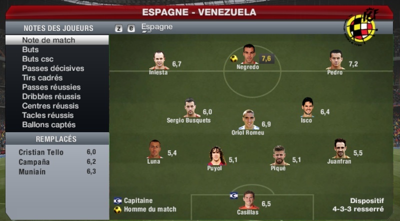 Espagne 1  - 2 Venezuela Captur46