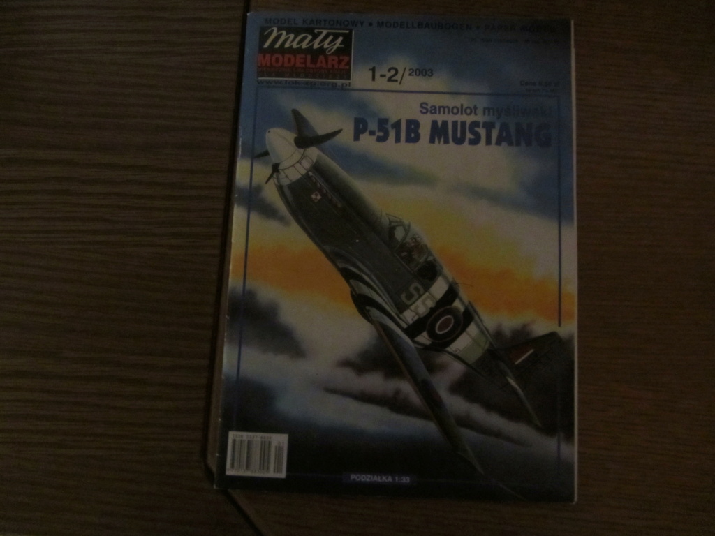 Mustang P-51 B - 1:33 - Maly Modelarz - gebaut von XEDOS Img_8995
