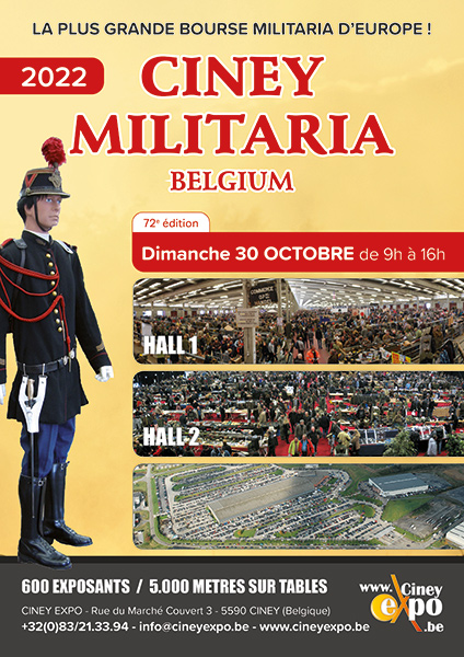 Bourse militaria Ciney 30 octobre 2022