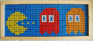 Des oeuvres d'art faites avec des Rubik's Cube Pac-ma10