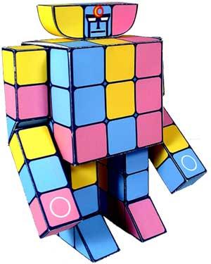 Des oeuvres d'art faites avec des Rubik's Cube Robot_10