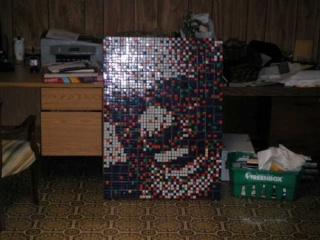 Des oeuvres d'art faites avec des Rubik's Cube Rubiks10
