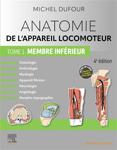 appareil -  proposition cotisation :Anatomie de l'appareil locomoteur 4eme édition 2023 ( TOME 1+2+3+4 ) Anatom10