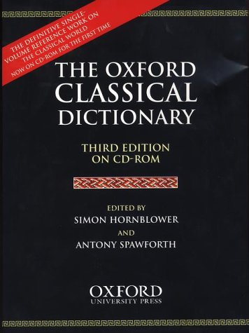 The Oxford Classical Dictionary (3rd Edition on "CD-ROM") Oxford10