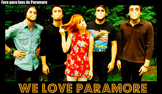 We (L) Paramore