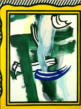 Lichtenstein Roy : "Brushstrokes" Lichte45