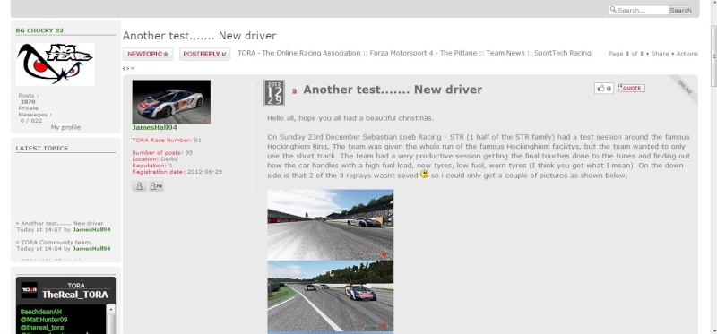 Another test....... New driver Screen10
