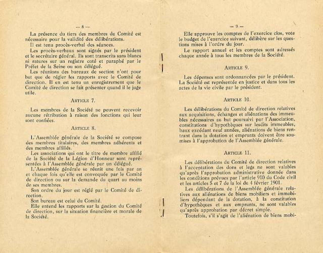 04. Société d'entraide des membres de la Légion d'Honneur Statut14