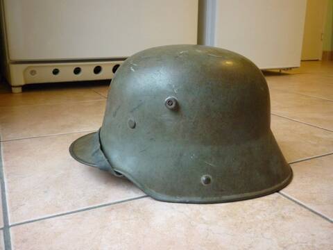 casque allemand model 16 ww1 complet + adrian complet
