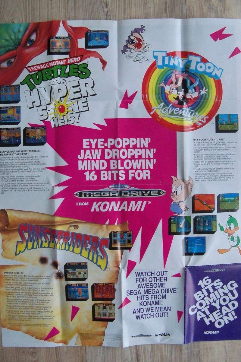 [Publicité] Poster Konami Megadrive 100_5111