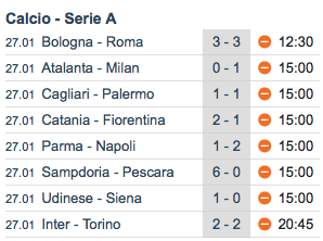 Risultati 22a giornata. Immagi61