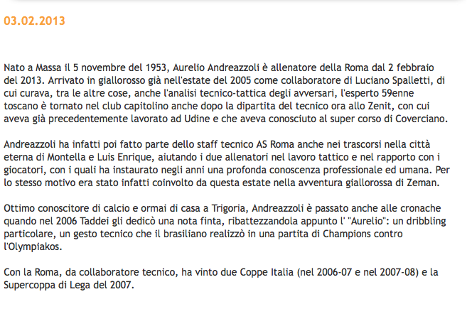 L'allenatore della Roma: AURELIO ANDREAZZOLI Immagi67