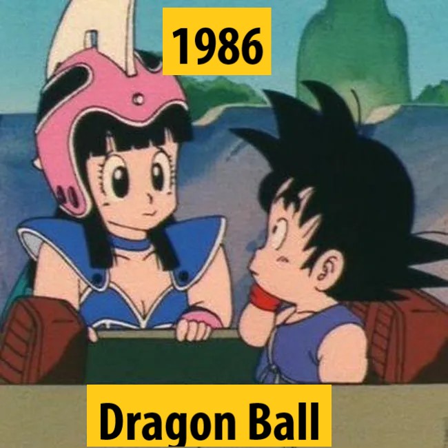 Quel anime célèbre a débuté l'année de votre naissance 1986-d10