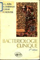 Bacteriologie clinique Bacter10