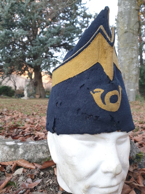 Ma plus vieille coiffure...pour l'instant ! Bonnet de police troupe modèle 1837 20211214