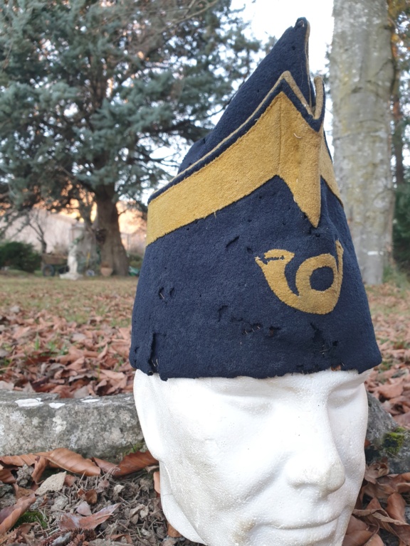 Ma plus vieille coiffure..! Bonnet de police troupe modèle 1822-1827 20211214