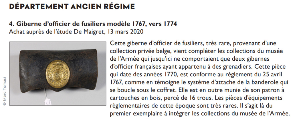 Souvenir des troupes de Louis XV : plaque de giberne d'infanterie modèle 1767 Off10