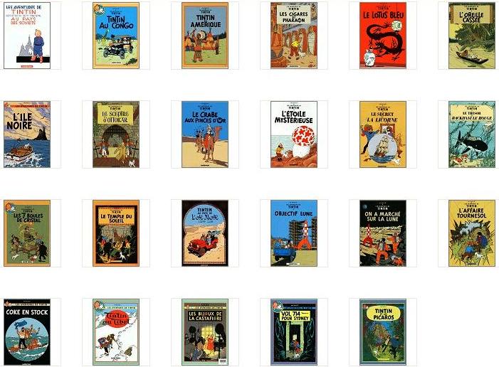 Les albums de TINTIN et MILOU Tintin10