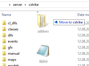 Windowsil CS 1.6 serveri tegemine (Steam) Cstrik10