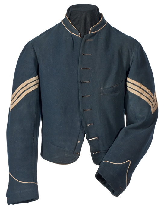 Shell Jacket Worn at the Battle of Gettysburg by Henry H. Z221