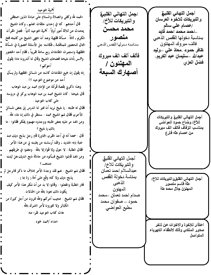 مجلة بني عواض العدد الثالث عشر الصفحة الثالثة 13-3110