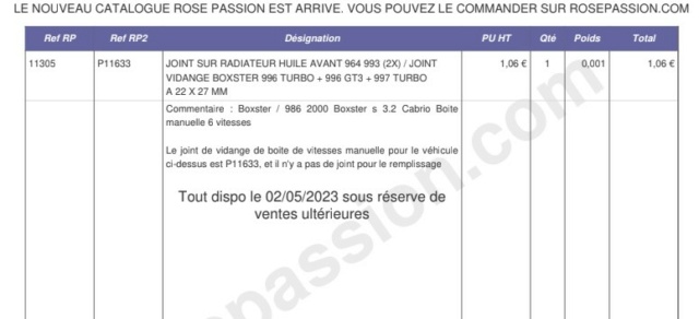 VITESSE - Comment vidanger l'huile de boite de vitesse - Tutoriel Boxster 986 Joint-10