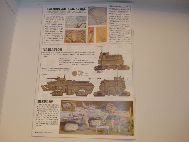 Bandai E.F.G.F M353A4 Bloodhound platoon briefing set Dsc02034