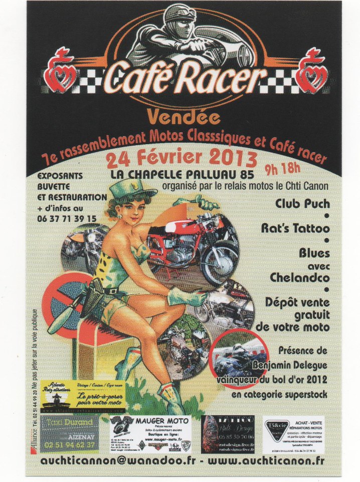 7ème Rassemblement Motos Classiques et Café Racer en Vendée  Rassem10