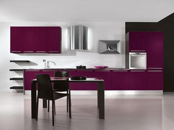 مطابخ باللون البنفسجي 2013 Kitchens purple  Feee8210