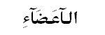 ☆ الـآعَـضَآءِ ☆ ☆ الـآعَـضَآءِ ☆