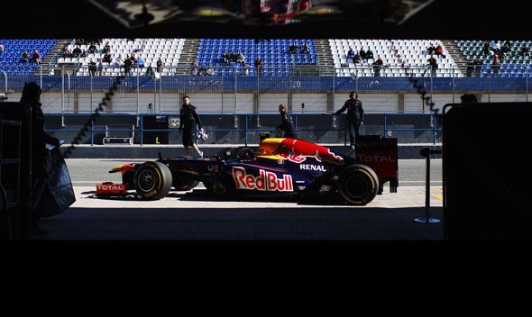 Red Bull podría no tener el RB9 para los tests de Jerez Redbul10