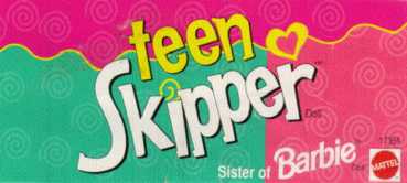 Teen Skipper (Mattel) 1996 - 2002 Logo10