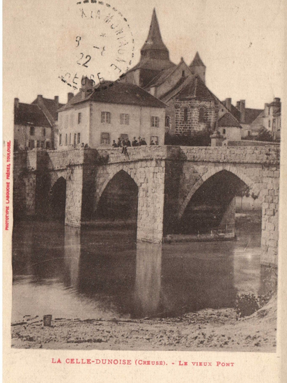 Le vieux-pont à la Celle-Dunoise dans la Creuse Sese10