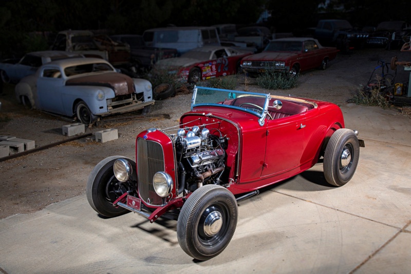 1932 Ford Roadster - Austin Grabowski - built it in 1957.  001-gr12